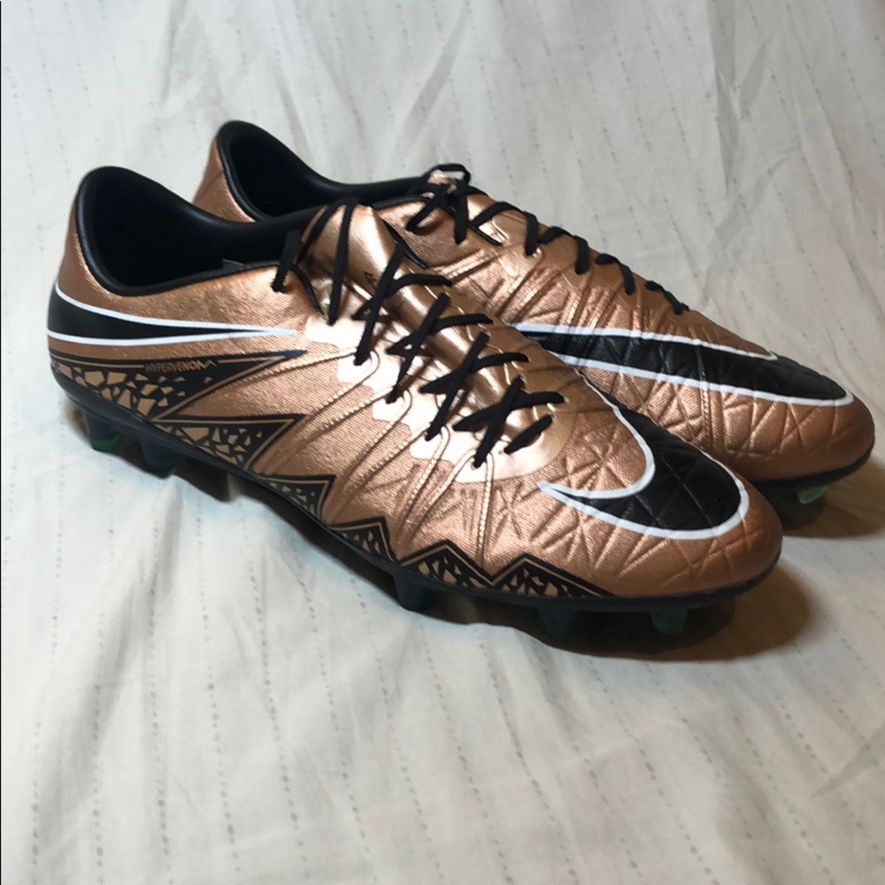 Nike Hypervenom Phinish FG Bronze Size 11
